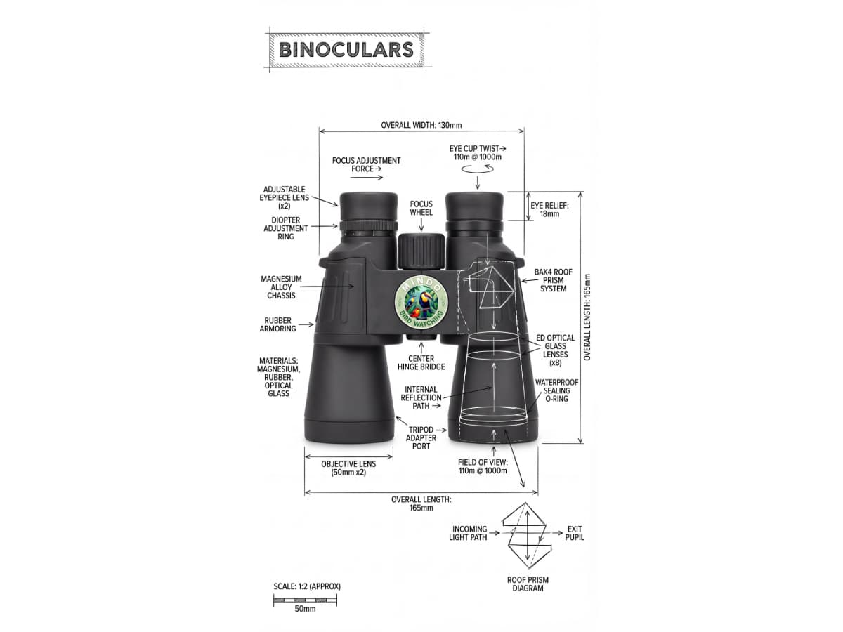 Binoculars for birdwatching in Mindo Ecuador