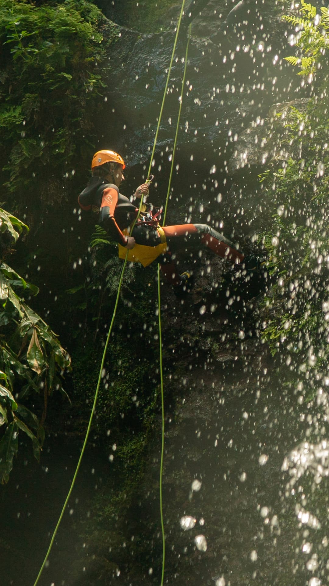 Canyoning in Mindo, Ecuador