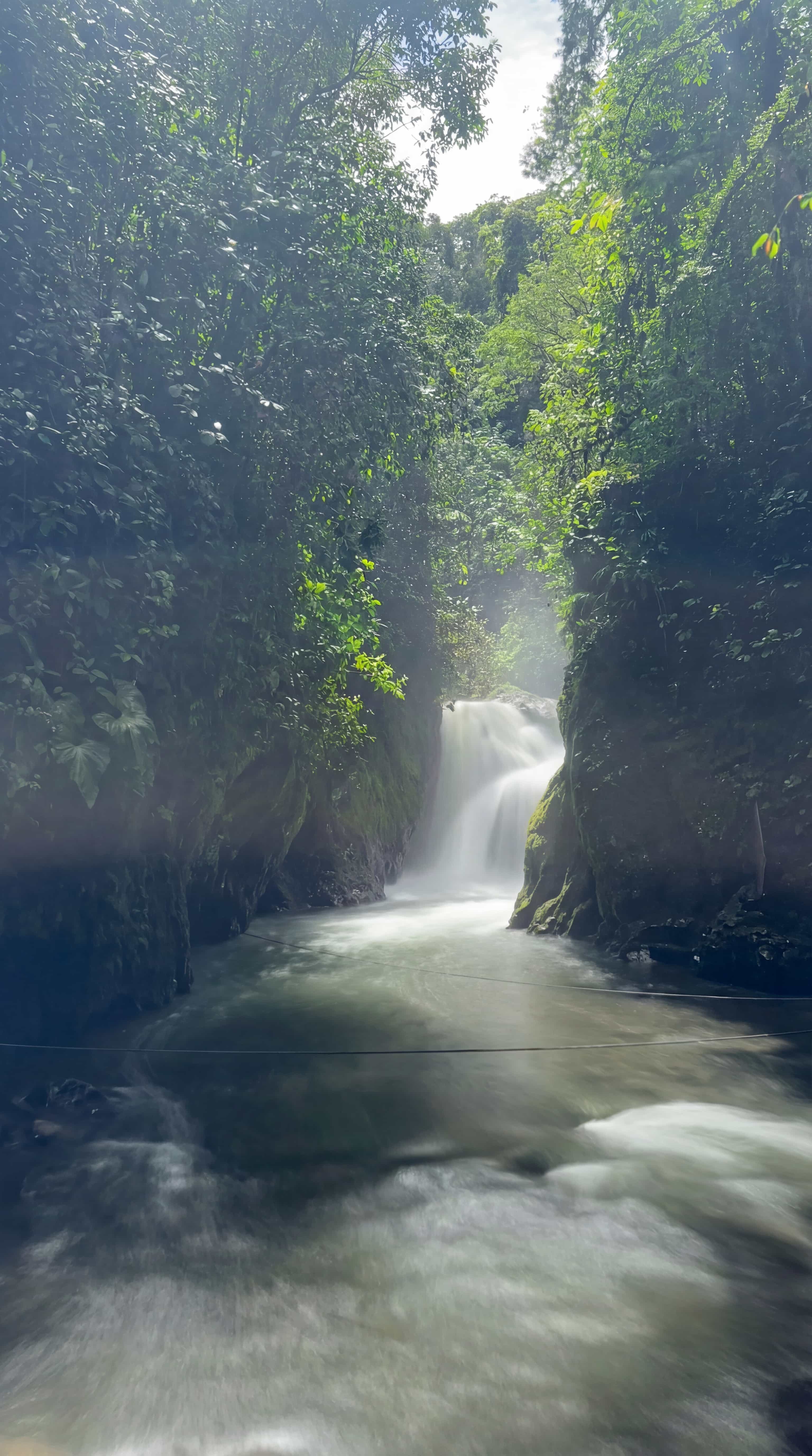 Waterfall tour and Nambillo Waterfall in Mindo, Ecuador