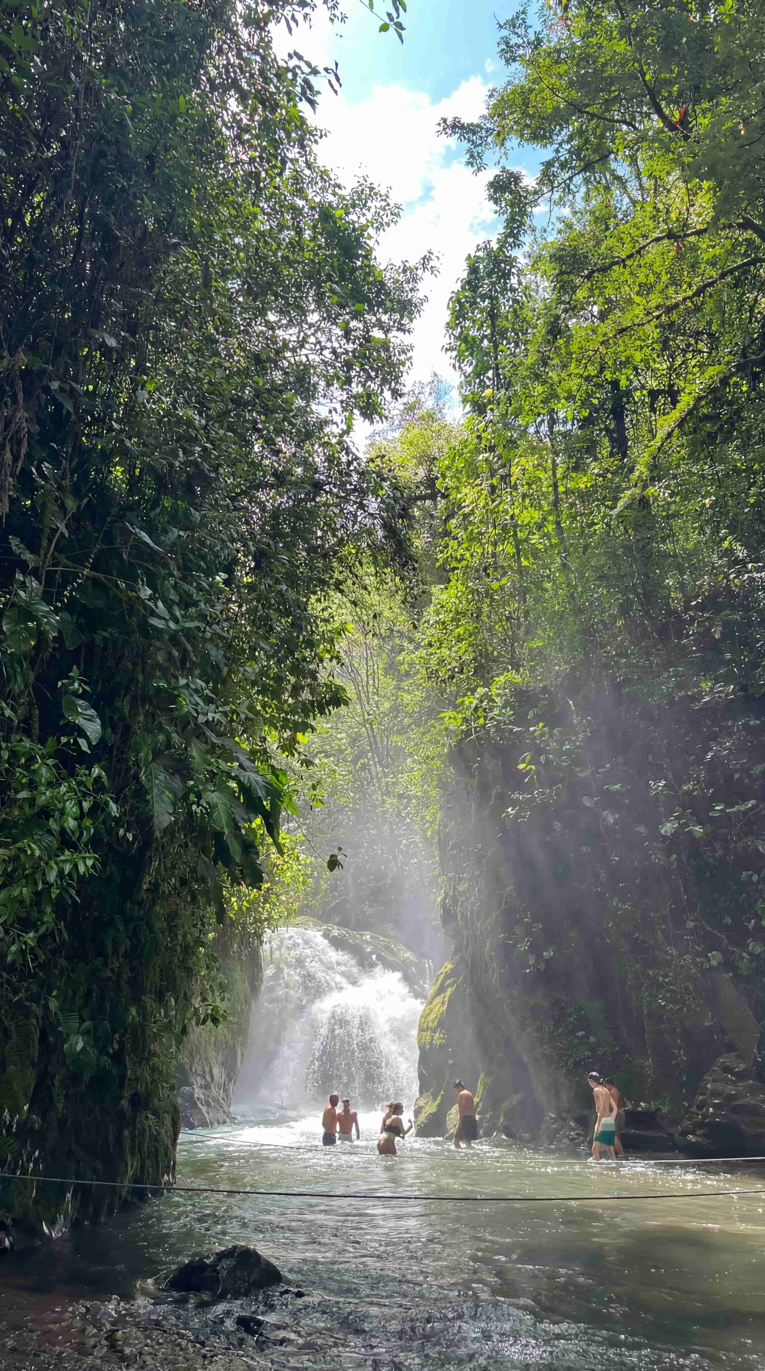Tarabita cable car and waterfall tour in Mindo Ecuador