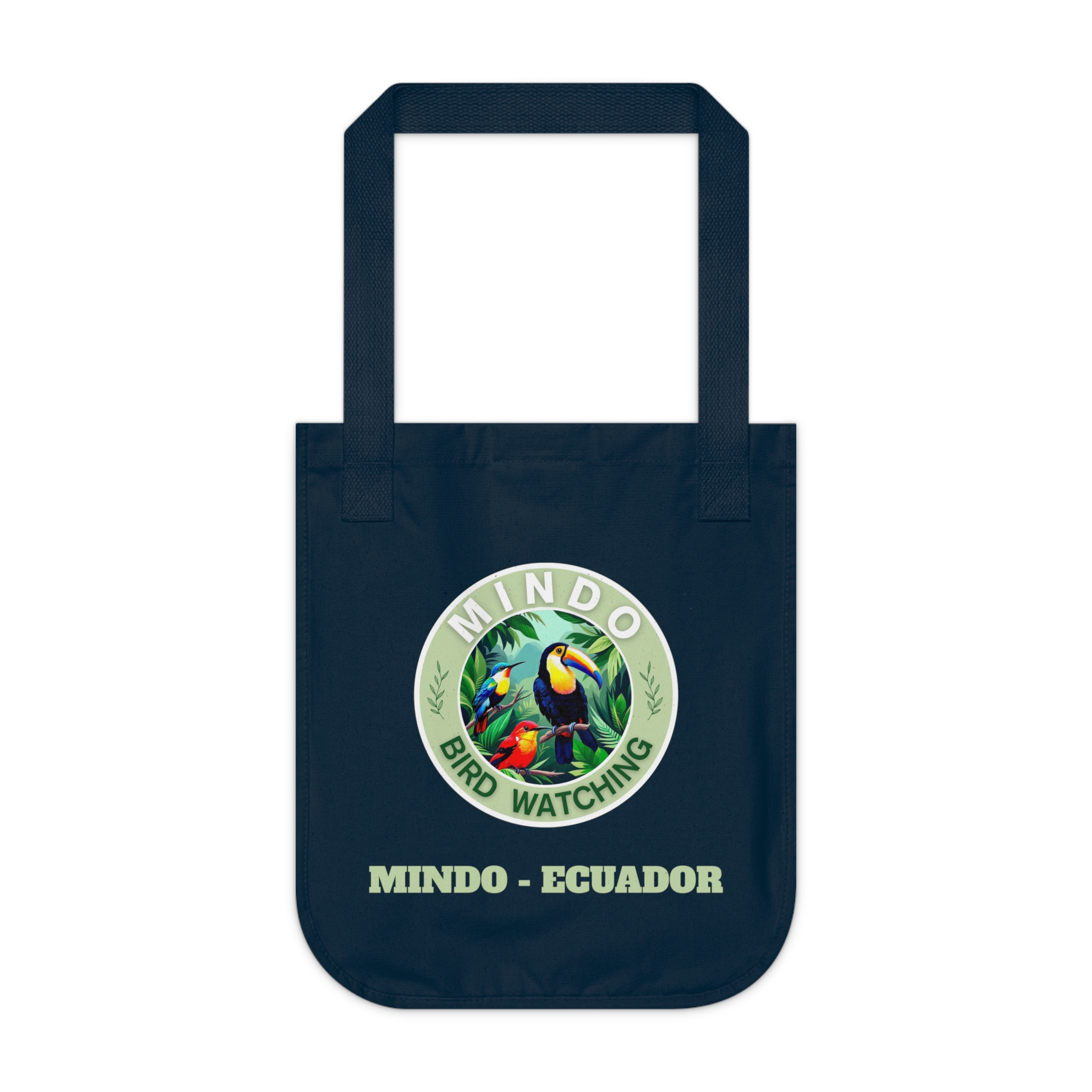 Organic Canvas Tote – Mindo Bird Watching Souvenir Bag (Mindo, Ecuador)