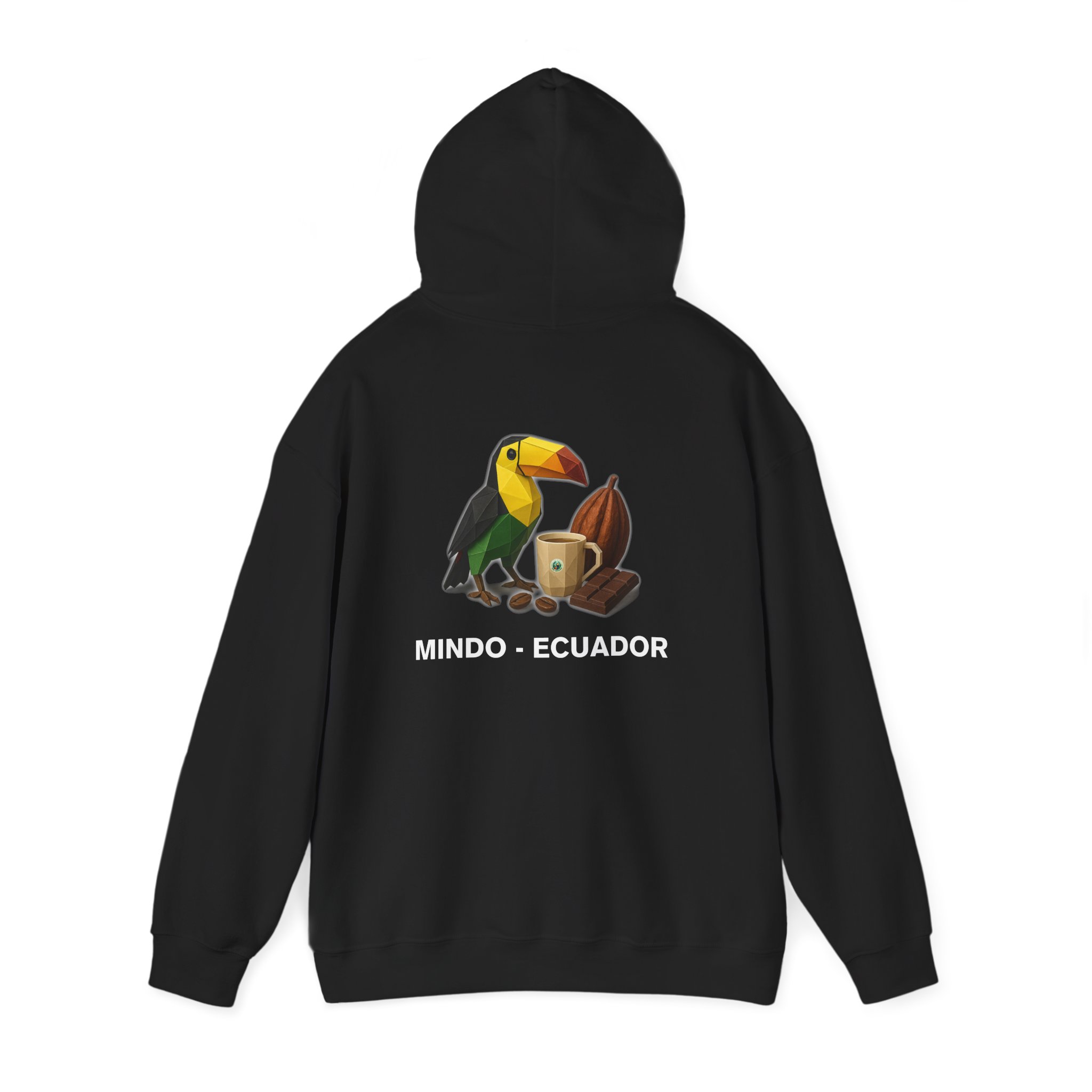 MBW Toucan Coffee & Chocolate Hoodie — Mindo Ecuador Travel Souvenir Pullover