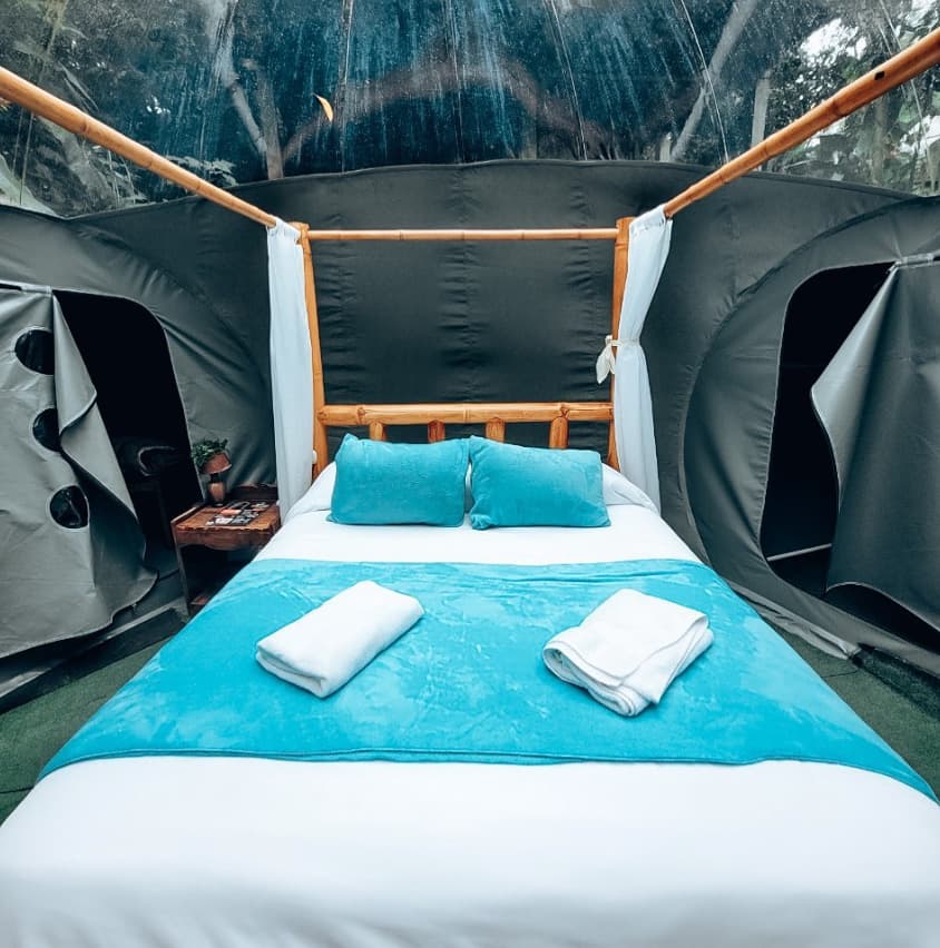 Mindo Glambird bubble glamping in Mindo